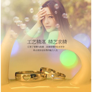 Nhẫn đôi mạ bạc S925