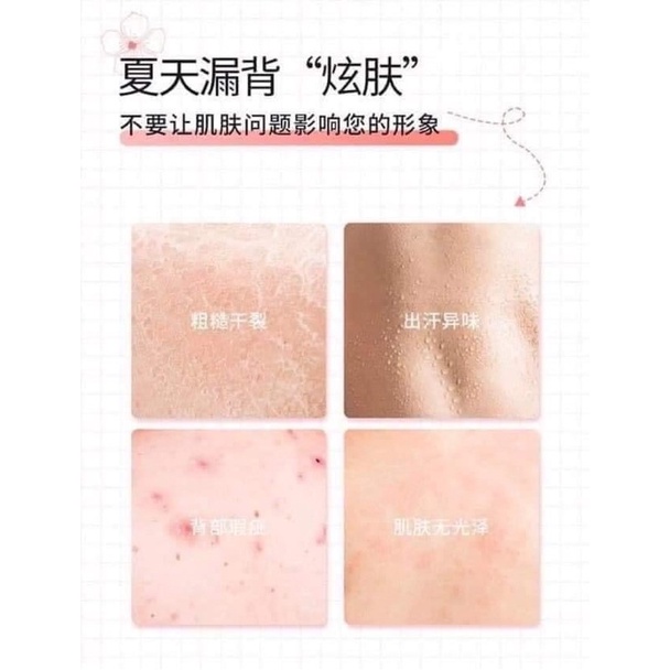 Sữa tắm Body giảm mụn lưng