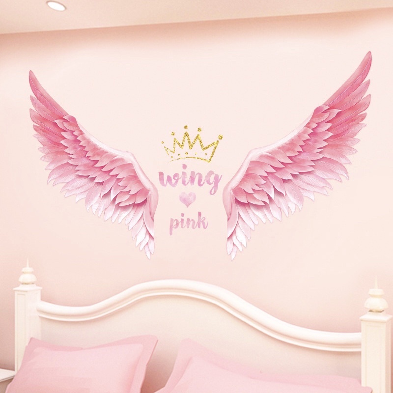 Decal dán tường Hàn Quốc mẫu Cánh tiên thiên thần