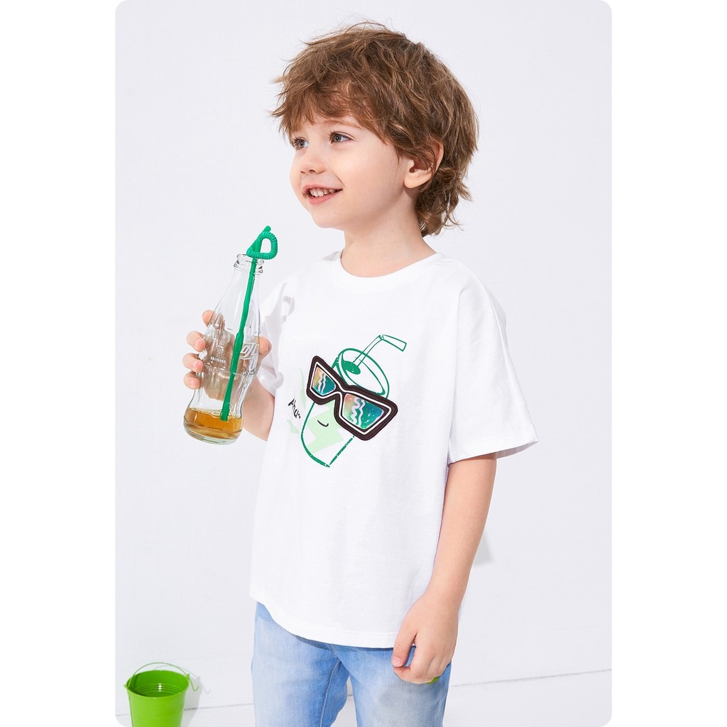 (3-7 tuổi) Áo phông cho bé trai Balabala - Co giãn 4 chiều, chất mềm mại, thoải mái 211722011354