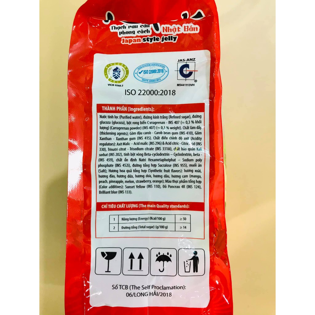 Thạch rau câu Long Hải gói 990g