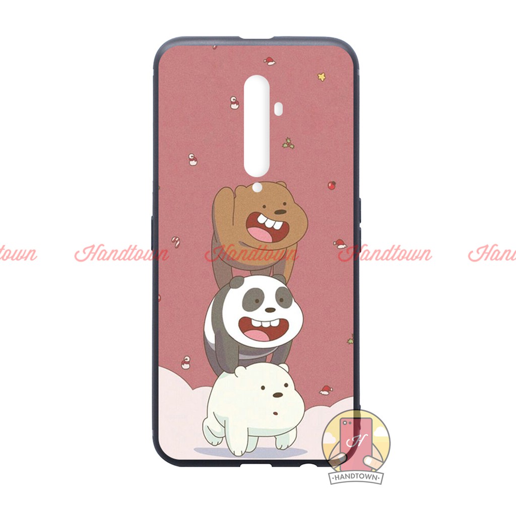 Ốp lưng Reno 2F / Reno 2Z dẻo đen in hình