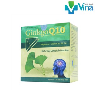 GINKGO Q10 Abipha hỗ trợ tăng cường tuần hoàn máu