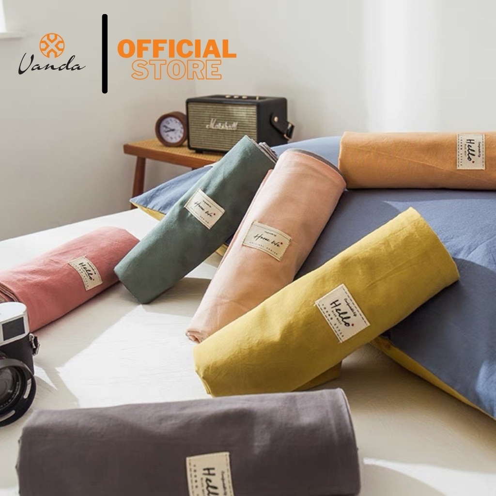 Vỏ gối Đầu Cotton Tici TC hàng nhập khẩu đủ kích thước 35x50 45x65 50x70 nhiều màu sắc