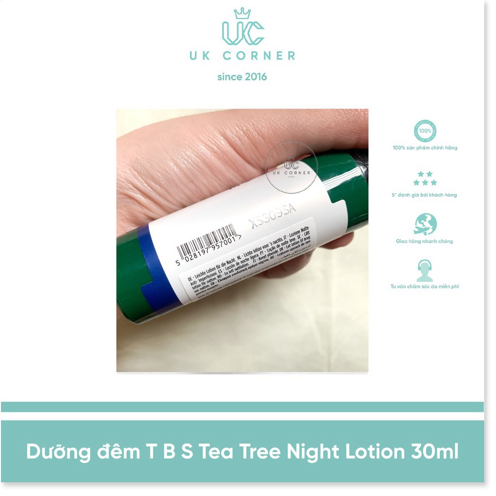 [Mã giảm giá] Dưỡng đêm The Body Shop Tea Tree Night Lotion 30mL