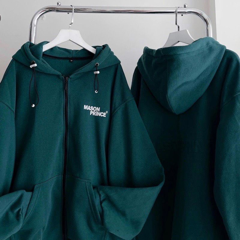 Áo Hoodie Zip Mason Prince Unisex Nam Nữ