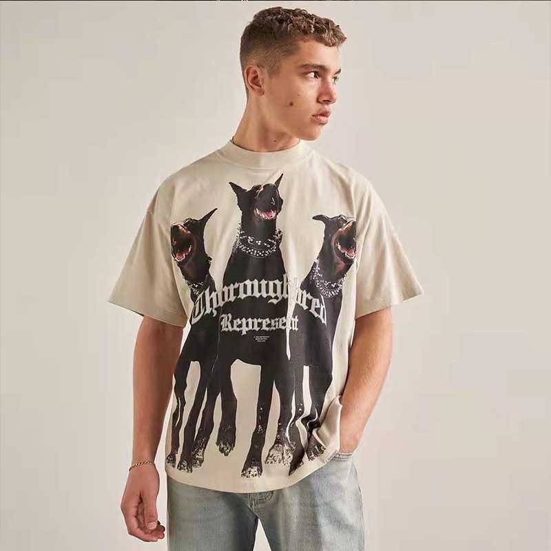 Áo thun - Represent - REPRESENT THOROUGHBRED VINTAGE T-SHIRT