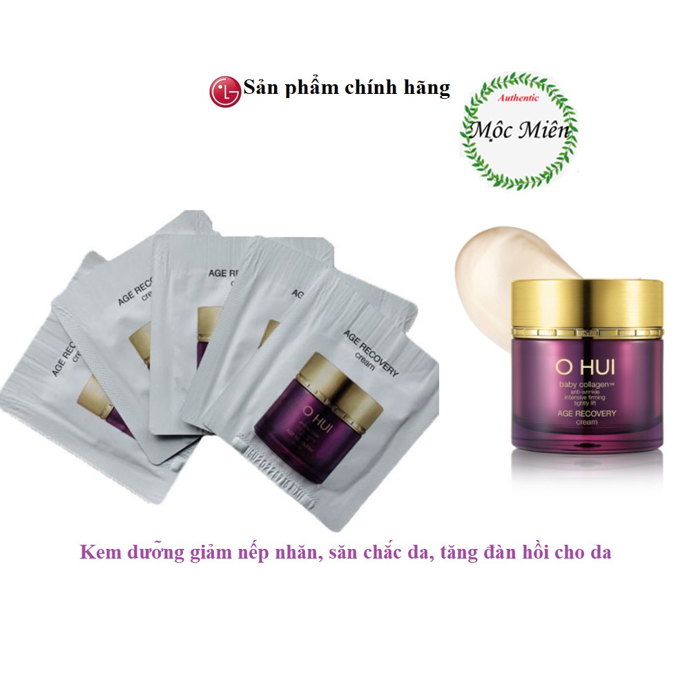 Gói kem dưỡng chống lão hóa giảm nếp nhăn trẻ hóa da săn chắc Ohui Age Recovery Cream