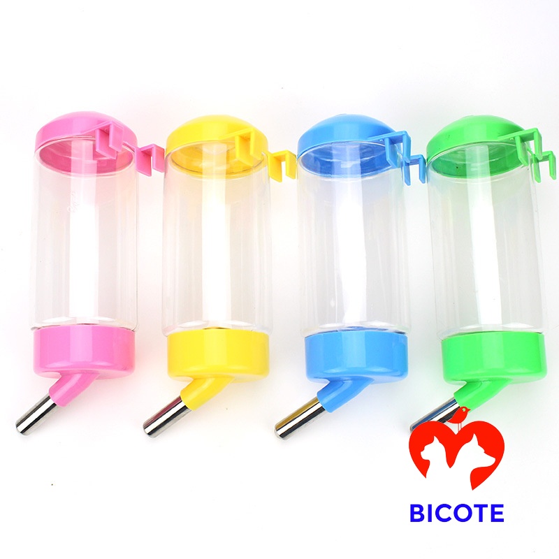 Bình nước cho chó mèo tự động gắn chuồng BICOTE loại 400ml tiện lợi