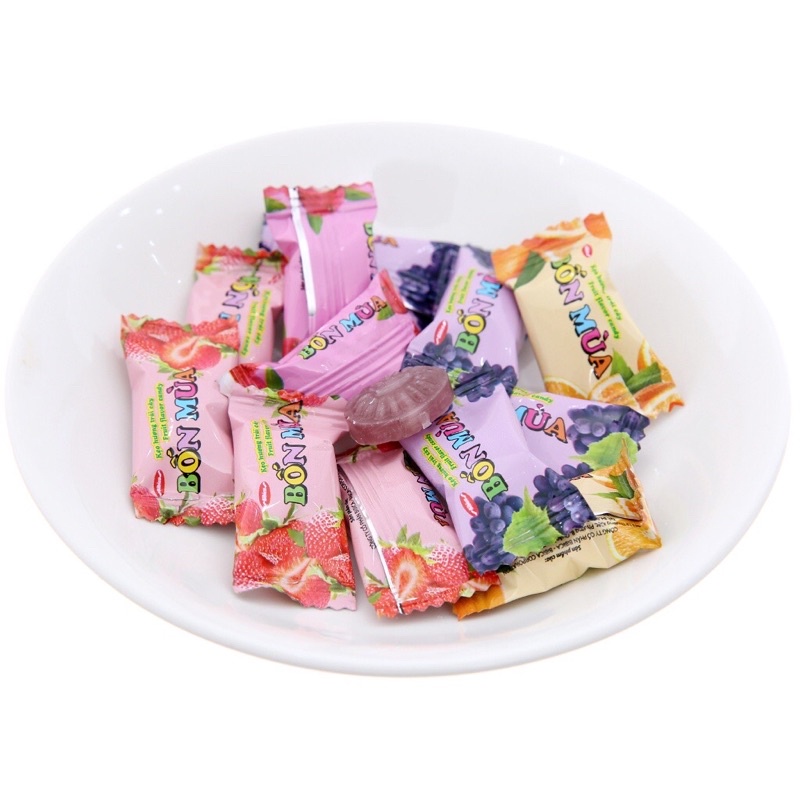 Kẹo trái cây Bốn Mùa Bibica gói 70g