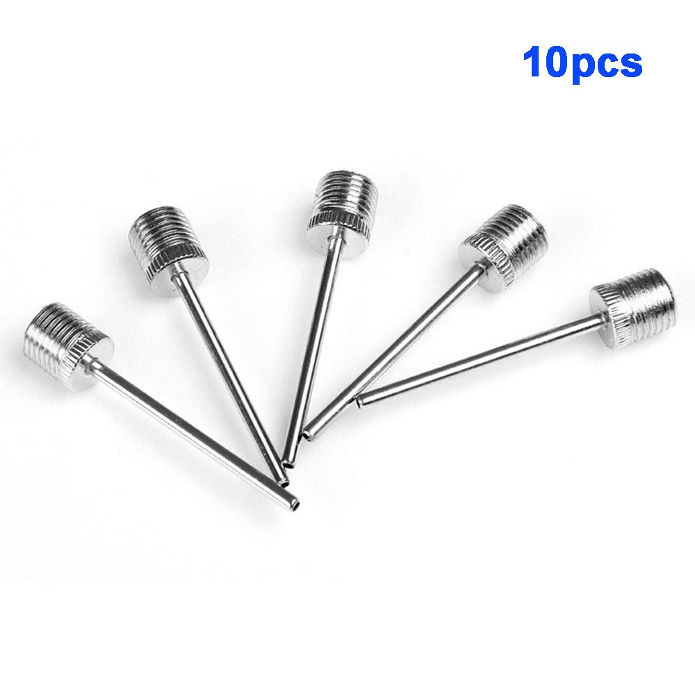 Set 10 kim bơm bóng rổ/bóng đá/bóng chuyền nhiều màu tiện dụng