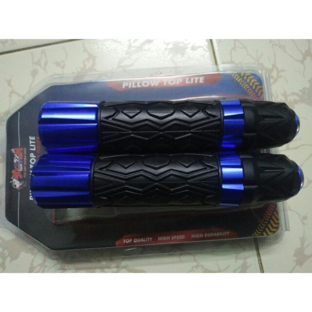 Bộ bao tay xe máy Pillow gù crôm xanh hàng nhập thái