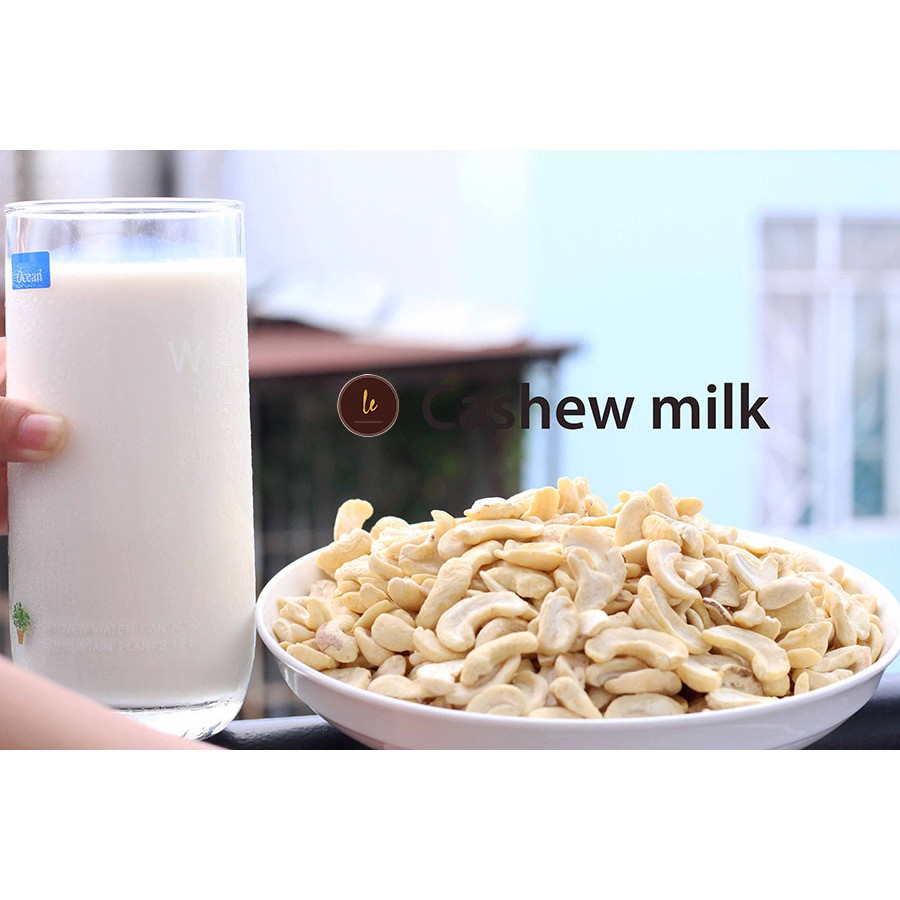 HẠT ĐIỀU TƯƠI LÀM SỮA BÓC VỎ BỊ VỠ 500gr chuyên làm sữa