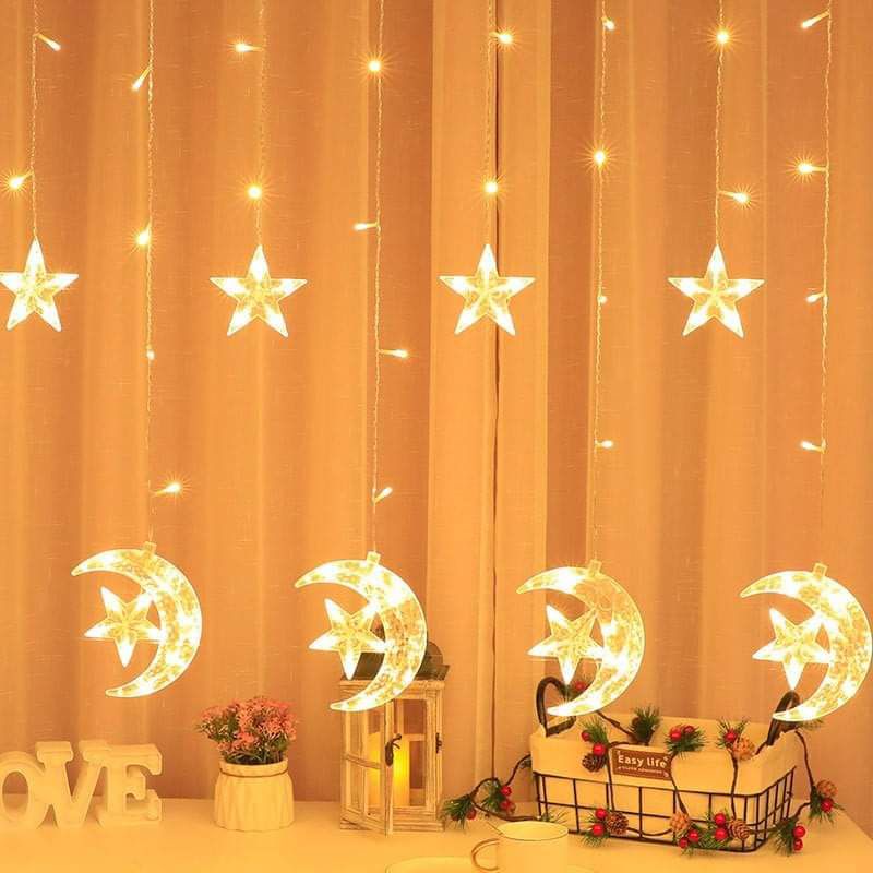 Đèn Led Trang Trí Decor Noel, Trang Trí Phòng, Decor Phòng Ngủ, Nhà Cửa Thả Rèm