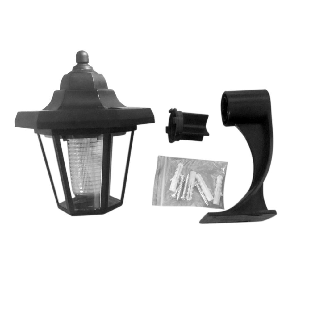 Đèn Led Gắn Tường Chống Nước Hình Lục Giác Dùng Năng Lượng Mặt Trời