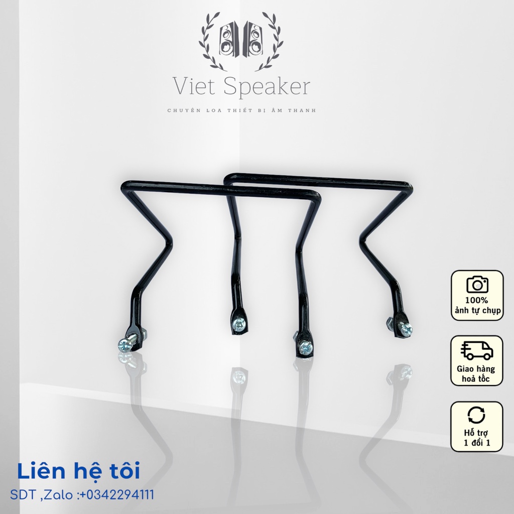 Chân Sắt Gắn Vào Loa Tép Cóc Có Ốc Vít Đầy Đủ Như Hình