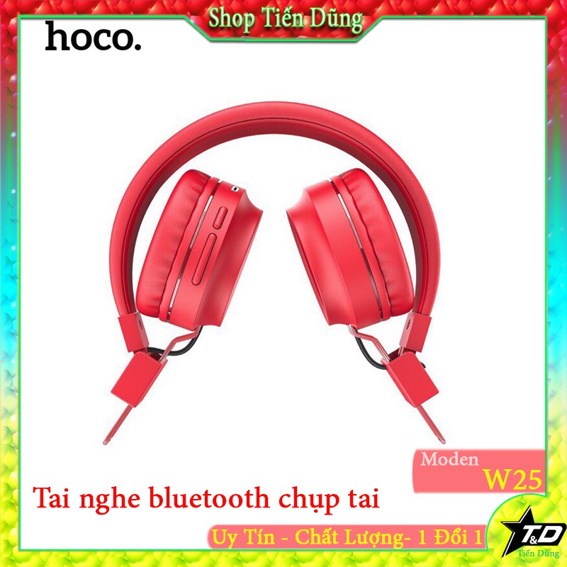 Tai nghe chụp tai hoco w25 chính hãng- Tai nghe có thể cắm thẻ nhớ