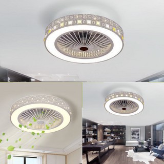 Quạt trần đèn - Quạt Trần Hàn Quốc lắp phòng ngủ 2020 hiện đại - 3 chế độ ánh sáng