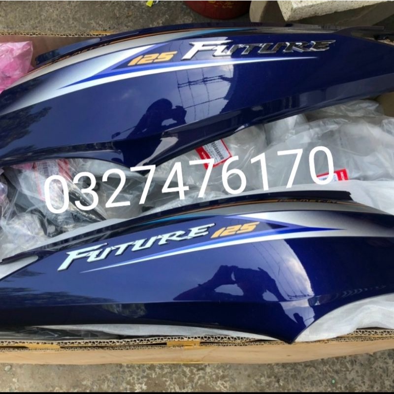 Bộ nhựa dàn áo xe FUTURE Mập 125 màu xanh zin honda