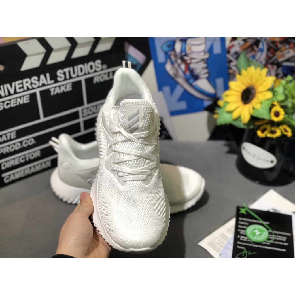 Giày Adidas Alphabounce Trắng Hàng Premium Full Box, Bill