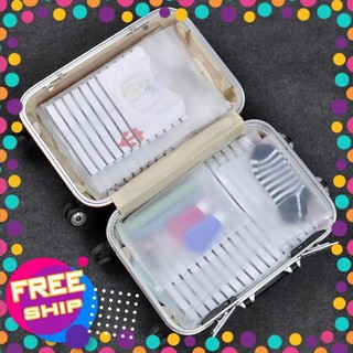FreeShip (Đủ Size) Túi Zip Lụa Trong Suốt Chống Bụi, Chống Nước Đựng Mỹ Phẩm, Quần Áo