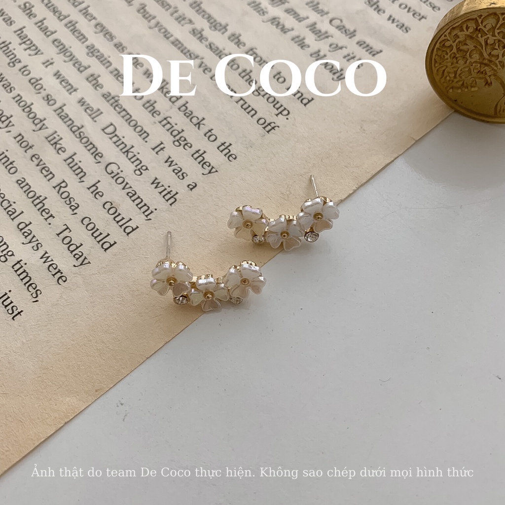 Bông tai khuyên tai nữ hoa nhí De Coco decoco.accessories