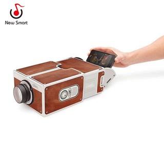 Giảm giá!Portable Cinema DIY Cardboard Smartphone Video Film Projector Home Theater