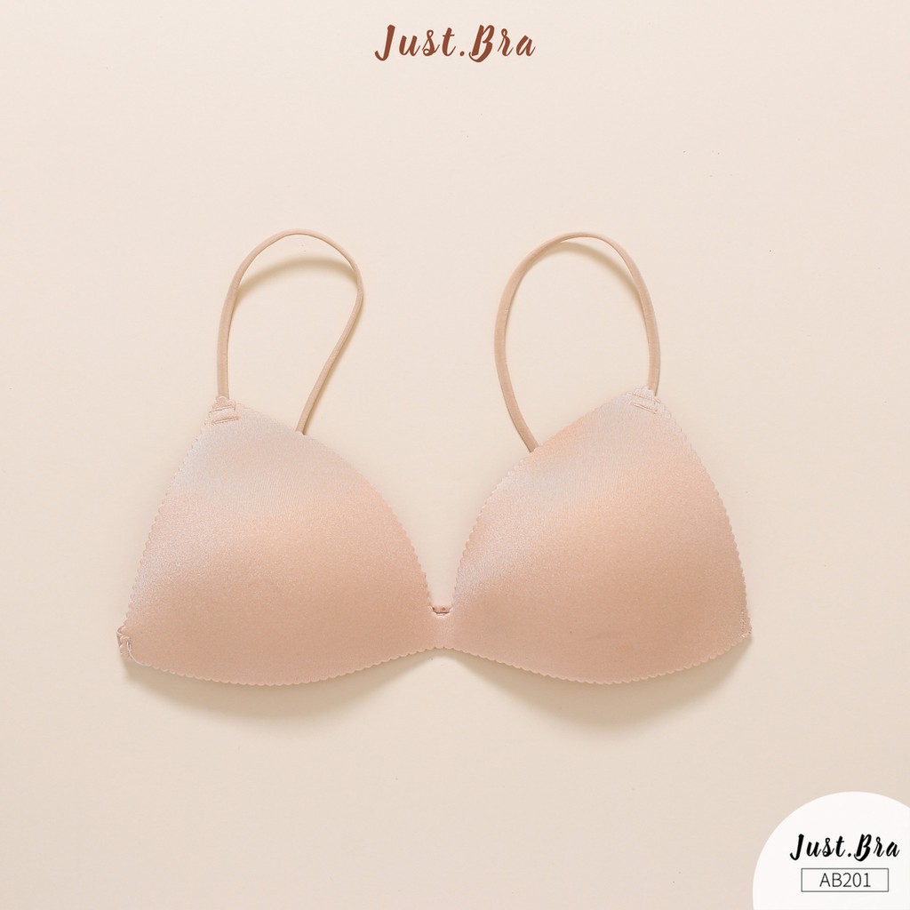Áo lót Just Bra quai mảnh mút tim AB201