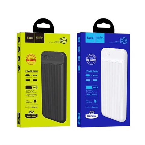 SẠC DỰ PHÒNG HOCO J52 10.000 mAh + TẶNG KÈM 01 LOA BLUETOOTH MINI B2S10 | HÀNG CHÍNH HÃNG - TÍCH HỢP 2 CỔNG SẠC NHANH | WebRaoVat - webraovat.net.vn