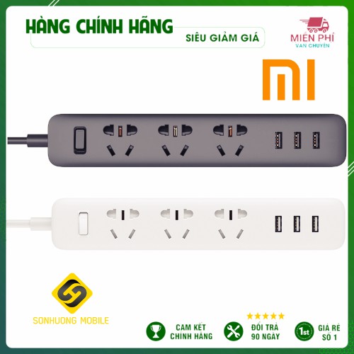 Ổ cắm điện tích hợp sạc USB Xiaomi Mi Power Strip