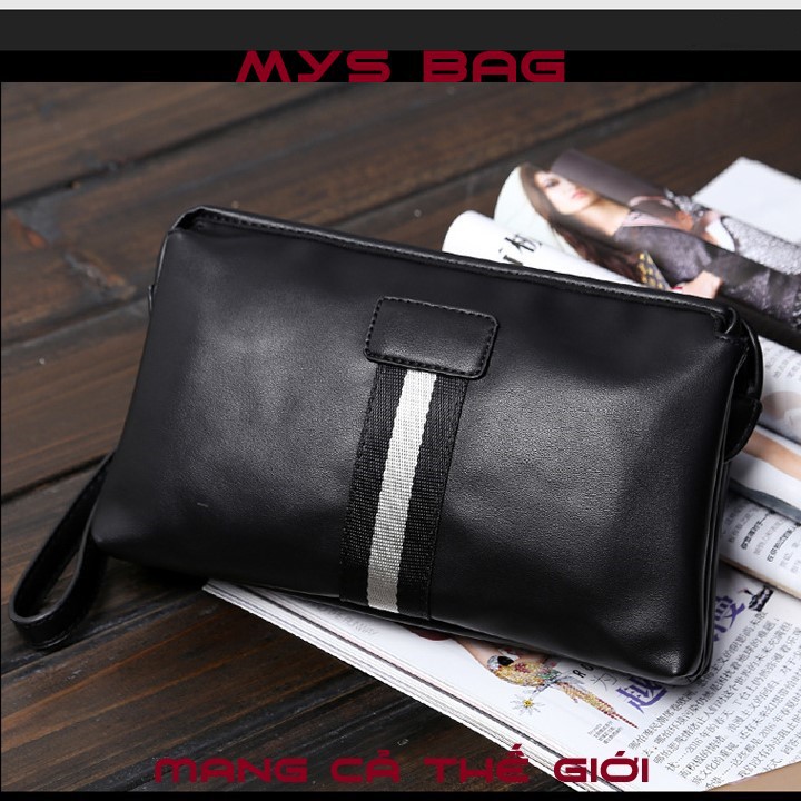 Túi đeo chéo ngực Clutch ví cầm tay nam nữ giá sỉ (Video thật) bản to Unisex Mys Rosa Bag