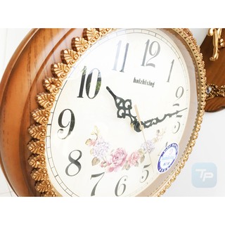 ĐỒNG HỒ TREO TƯỜNG 2 MẶT 06N - Mặt kính cầu sang trọng đường kính 25cm