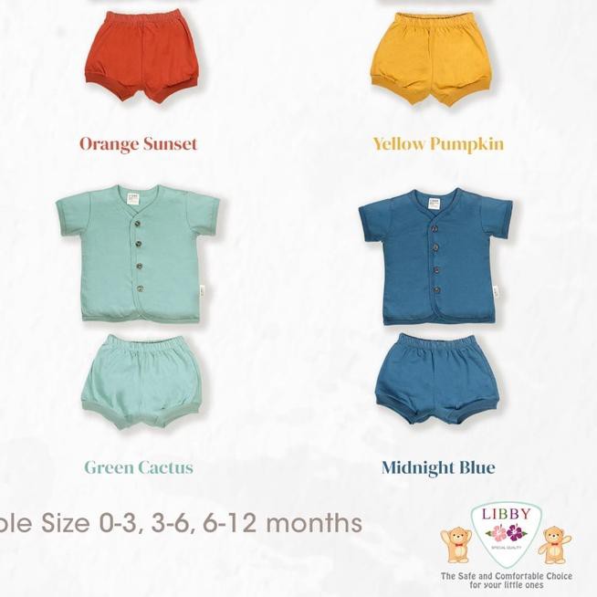 ▲ Libby SET Đồ Ngắn Dòng Màu Đất Thoải Mái K. Quần Ngắn Phía Trước (1 Lít / Gói) ►