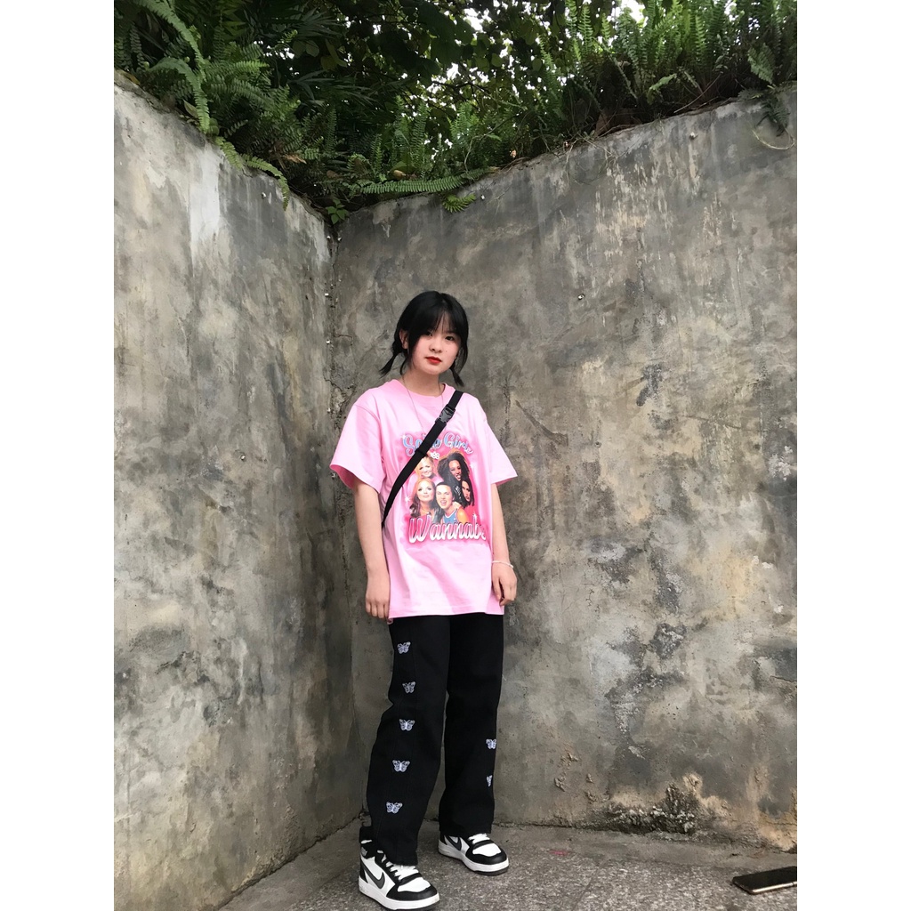 Áo phông hồng Soice Girls unisex Nelly chất cotton