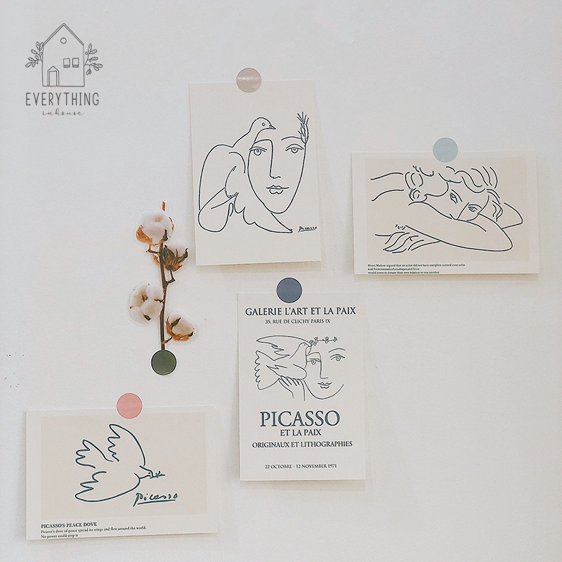 Set tranh trang trí tường nghệ thuật (tặng kèm sticker dán) | BigBuy360 - bigbuy360.vn