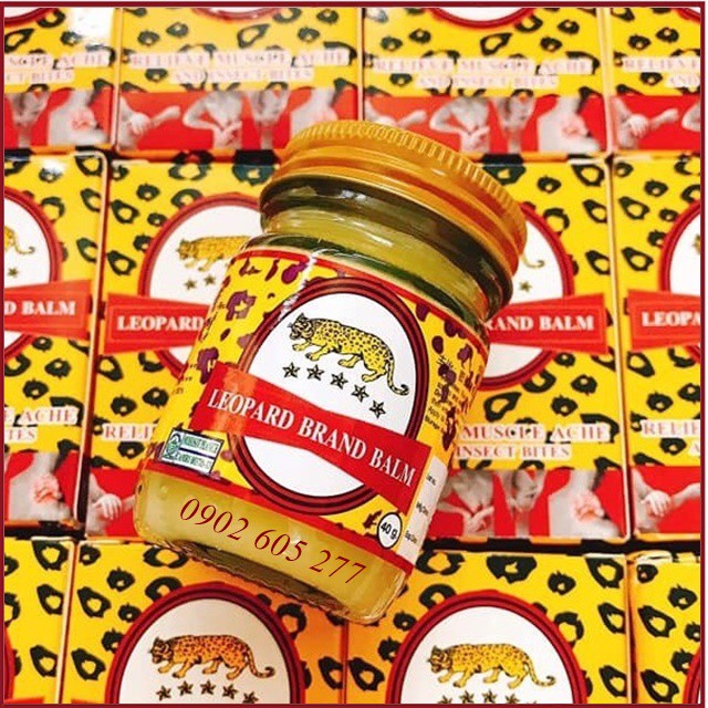 [hàng chính hãng]Dầu cù là con báo Leopard Brand Balm Thái Lan