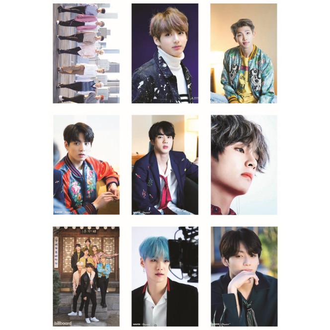 Lomo card ảnh nhóm BTS 2017 full 81 ảnh