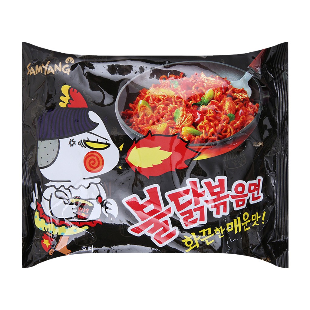 Mì Khô Gà Cay Samyang Hot Chicken Ramen Gói 140g