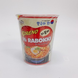 MÌ TRỘN CAY HÀN QUỐC RABOKKI KORENO CỐC 66G