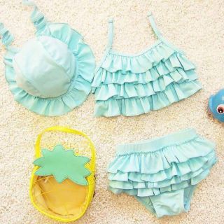 Bikini cho bé sẵn size L mầu xanh mầu tím