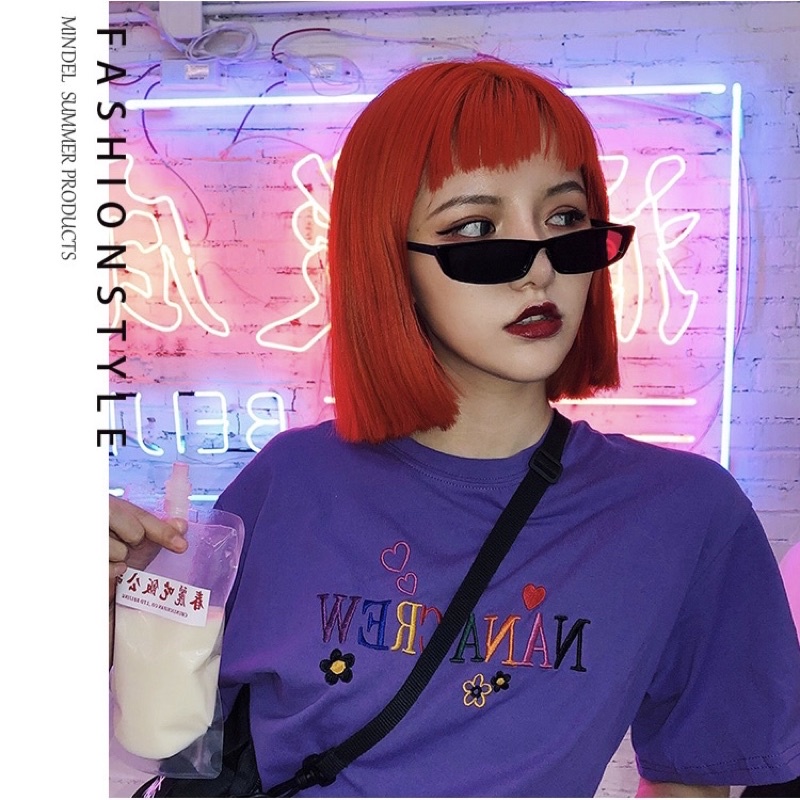 Kính mát/Kính râm nam nữ gọng chữ nhật phong cách retro streetwear J82