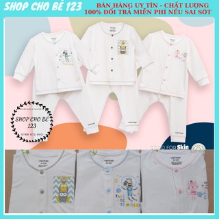 XẢ KHO - Bộ sơ sinh Uala cài giữa Petit cho da nhạy cảm của bé
