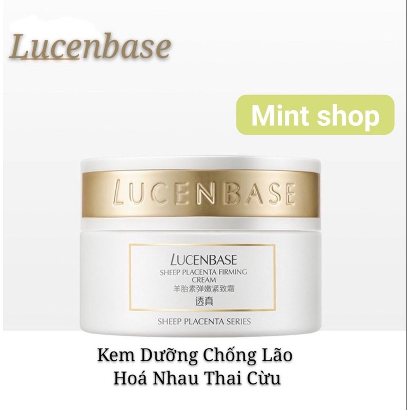 LUCENBASE kem cừu trẻ hoá căng mịn da