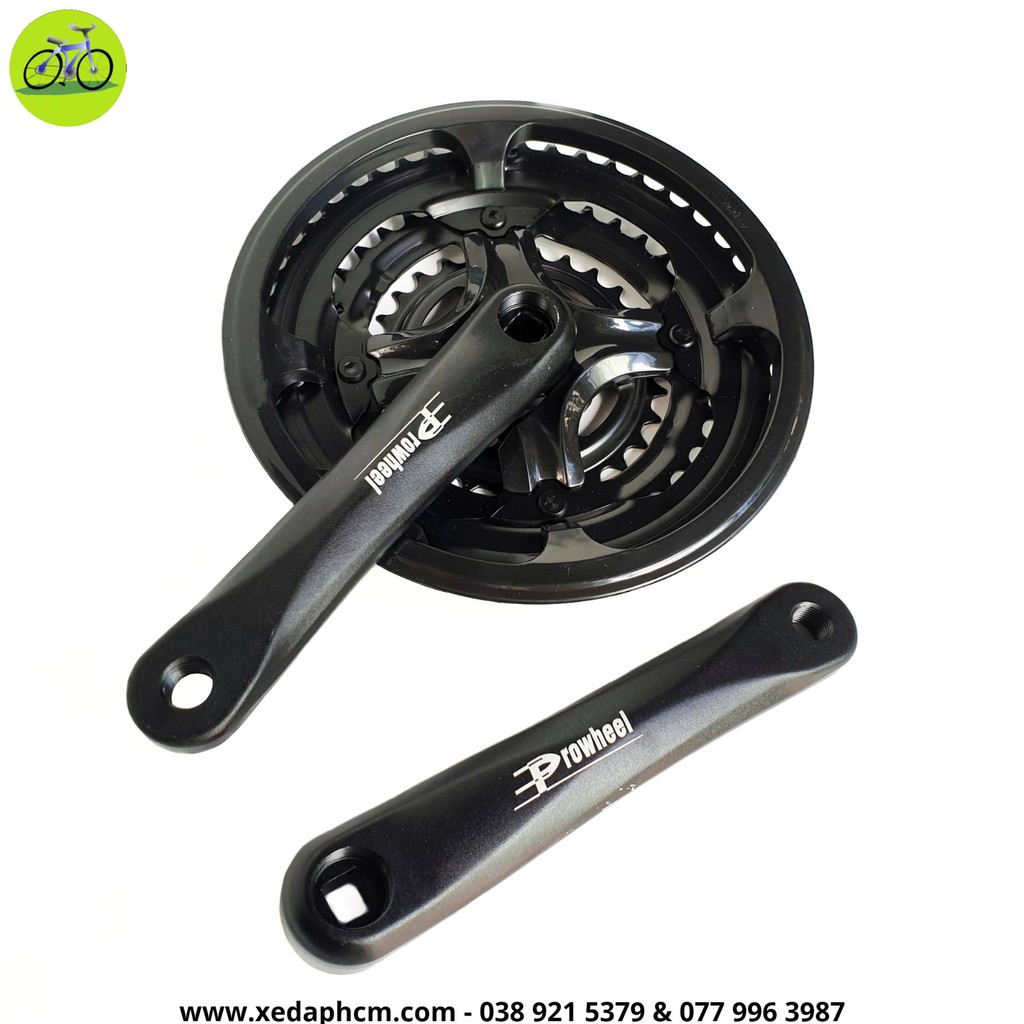 Đùi Dĩa Nhôm Xe Đạp 3 tầng MTB Prowheel 28-38-48T