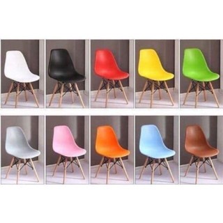 Ghế Eames chân gỗ sồi dành cho văn phòng, cafe