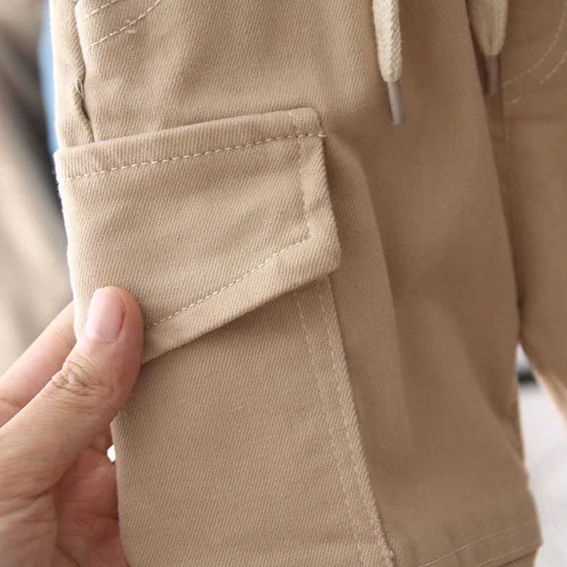 Quần dài ống rộng có túi thời trang năng động cho bé trai