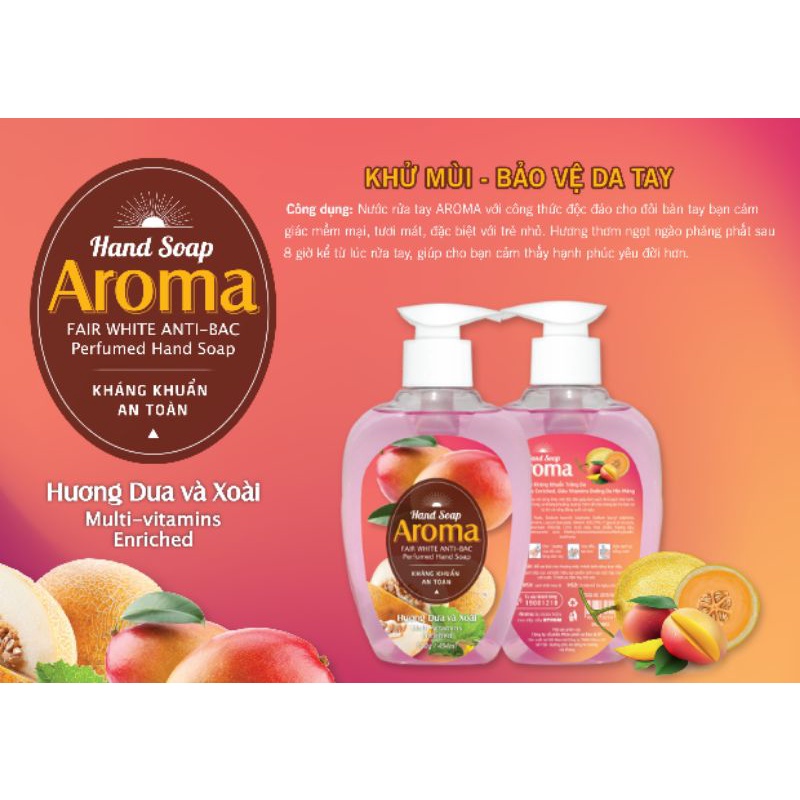 Nước rửa tay cao cấp Aroma