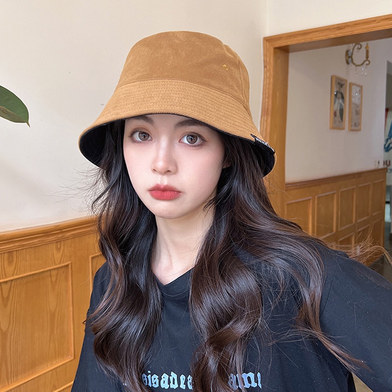 Mũ bucket kaki hai da beacause life hot trend