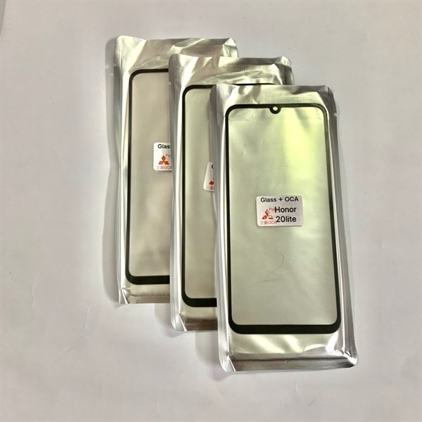 Kính liền keo Huawei honor 20 lite ĐEN