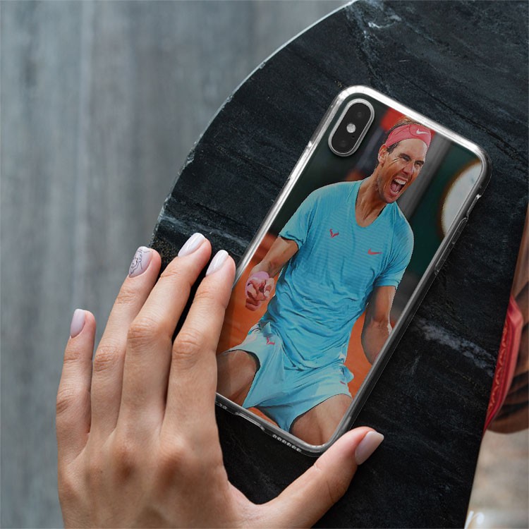 Ốp lưng Rafael Nadal Cầu thủ Tennis thế giới Iphone từ 5 đến Xs Max/11/11 Promax/12/12 Promax CHUSPO21319